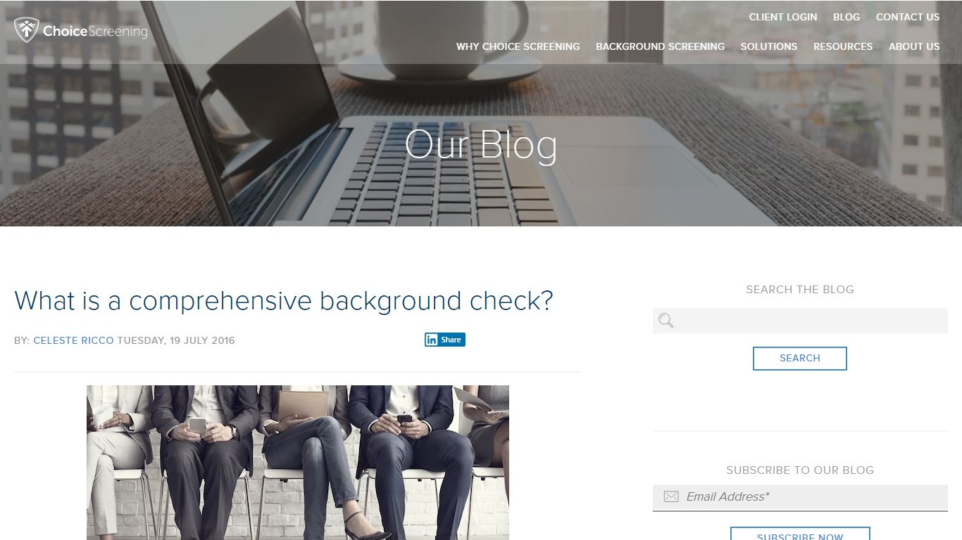 What is a comprehensive background check? - Choice Screening