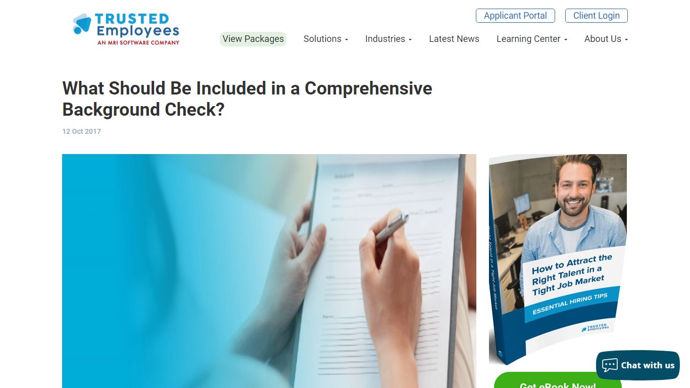 What Should Be Included in a Comprehensive Background Check?